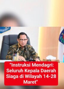 Mendagri Menginstruksikan Seluruh Kepala Daerah Dan Wakil Kepala Daerah Di Seluruh Indonesia Melalui Surat Edaran