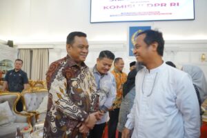 Bupati Luwu Hadiri Silaturahmi dan Dialog Bersama Ketua Komisi II DPR RI di Rujab Gubernur Sulsel