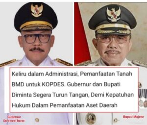 Polemik Tanah KOPDES Sulai Pemda Keliru Maknai SE Mendagri, Potensi Masalah Hukum Gubernur, Bupati dan DPRD Harus Bertindak