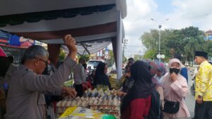 Polres Tanjung Balai Gelar Gerakan Pangan Murah Serentak