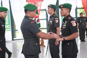 Danrem 142/Tatag Pimpin Sertijab Dandim 1401/Majene, Tongkat Komando Resmi Berganti