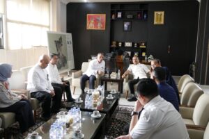 Perkuat Kolaborasi Pembangunan Daerah, Wali Kota Tanjungbalai Terima Audiensi PT Bank Sumut