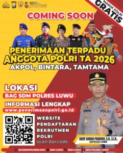 Penerimaan Terpadu Polri 2026 Segera Dibuka, Pendaftaran Dimulai Maret