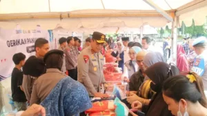 Gerakan Pangan Murah Polda Sulsel Hadir untuk Meringankan Beban Masyarakat Jelang Lebaran