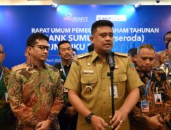 Wali Kota Mahyaruddin Salim Hadiri RUPS Tahunan Tahun Buku 2025 PT Bank Sumut