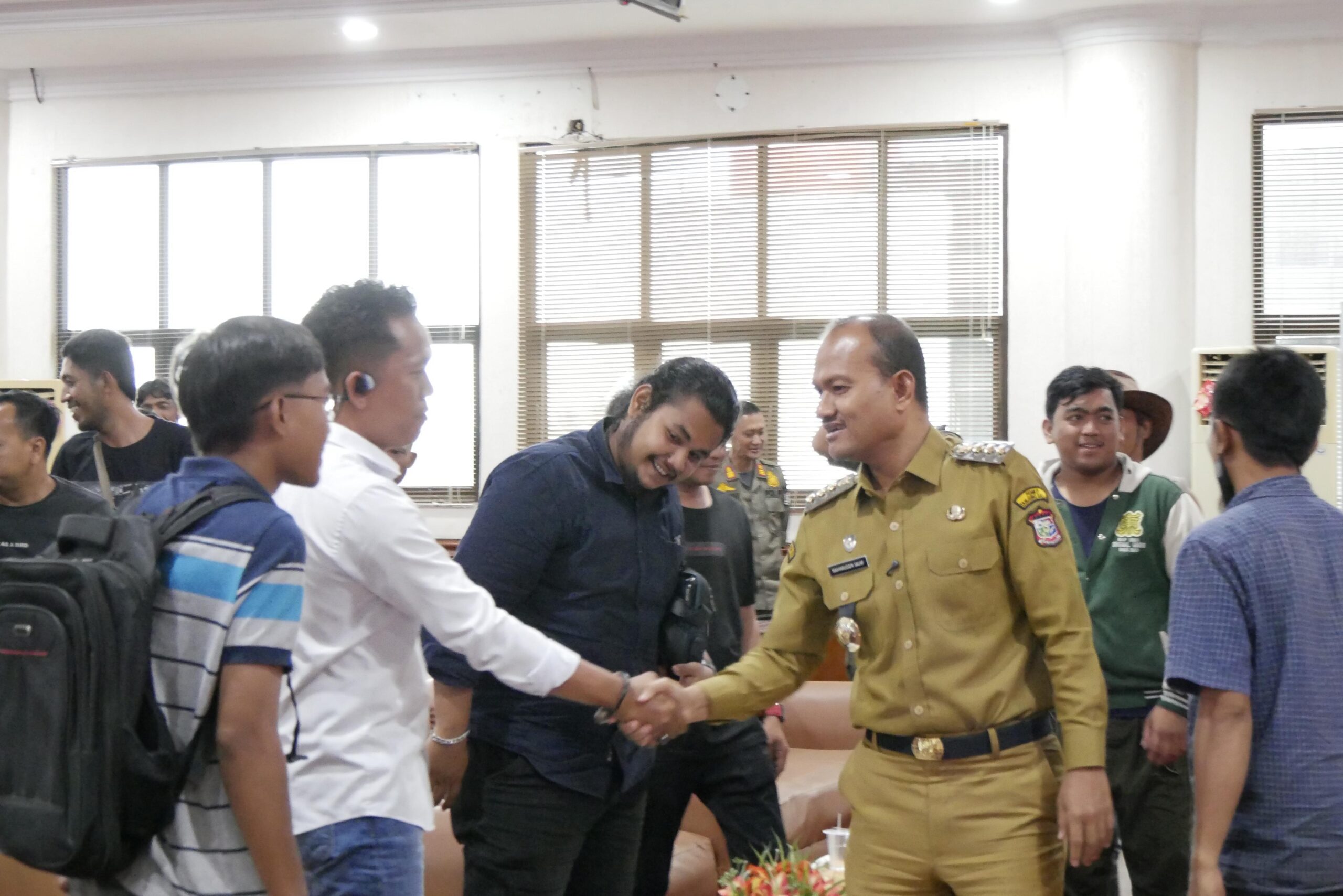 Wali Kota Mahyaruddin Apresiasi Pedagang Pasar Bahagia, Targetkan Tanjungbalai Lebih Baik