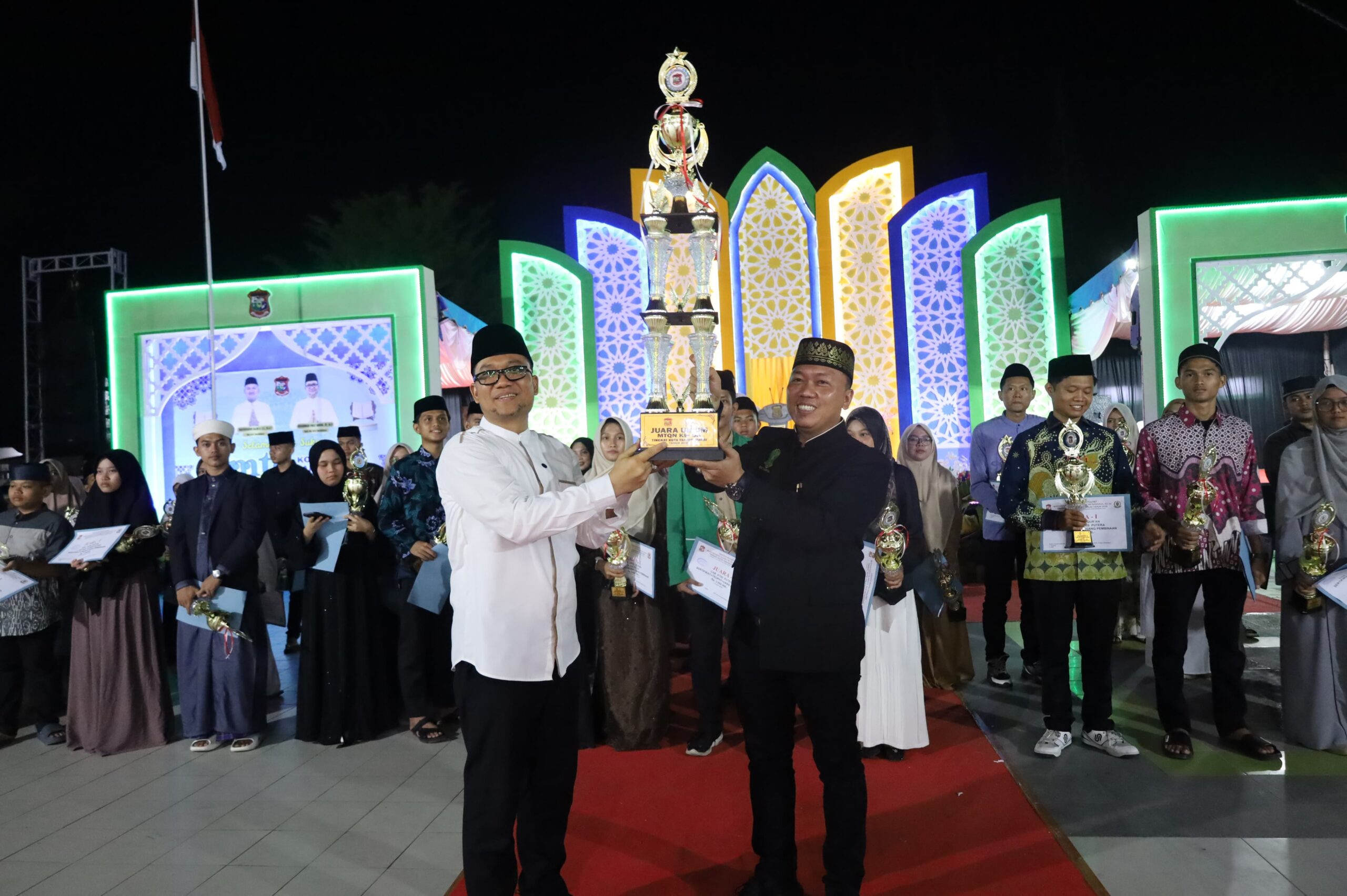 Kecamatan Teluk Nibung Raih Juara Umum MTQ Ke-58 Tingkat Kota Tanjungbalai