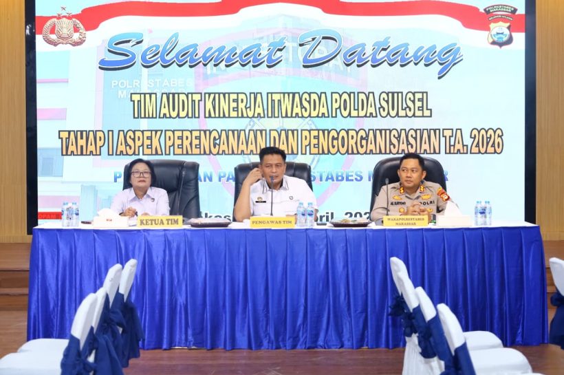 Audit Kinerja Tahap I 2026: Polrestabes Makassar Terima Kunjungan Tim Itwasda Polda Sulsel
