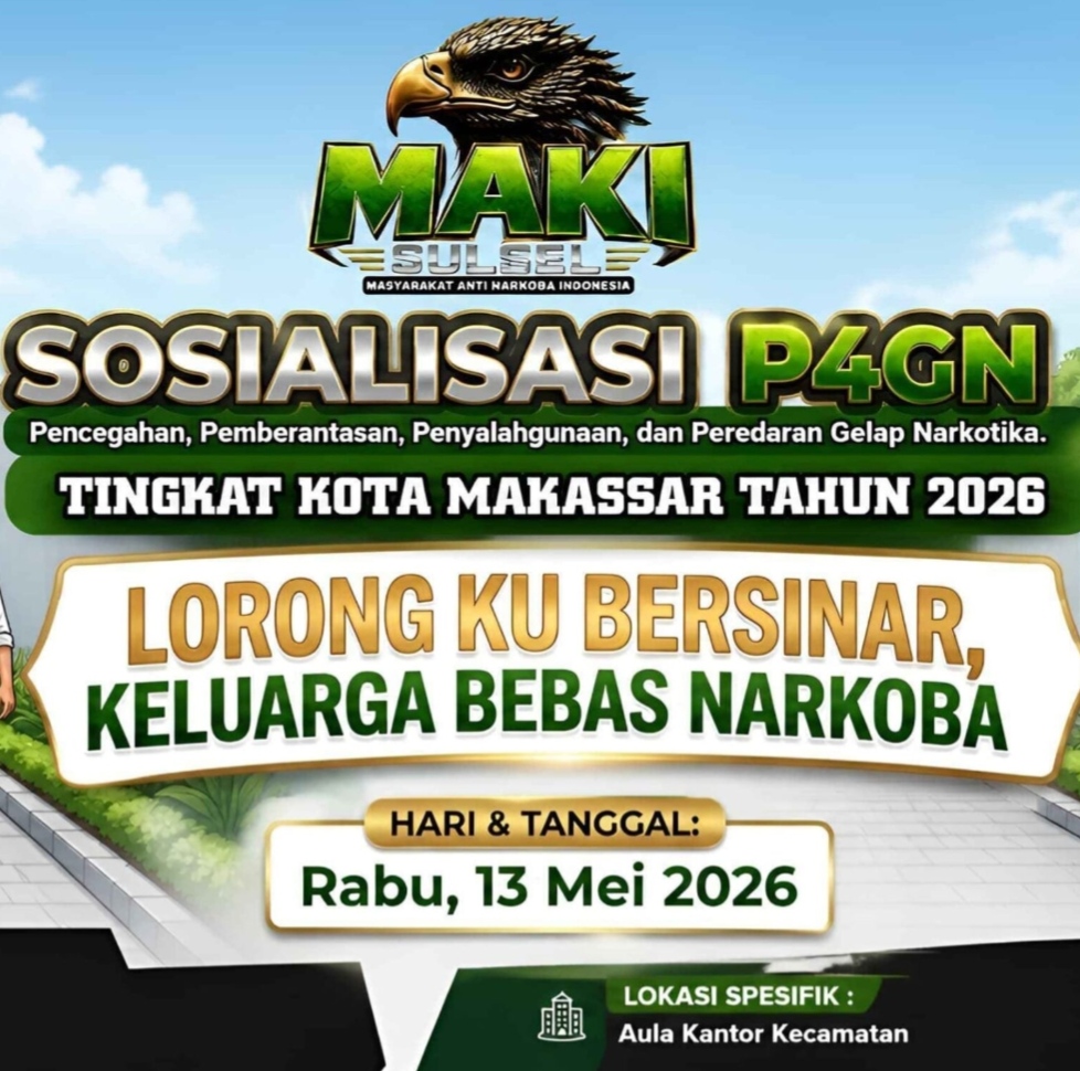Wujudkan Lingkungan Bebas Narkoba, MAKI Sulsel Siapkan Agenda Sosialisasi