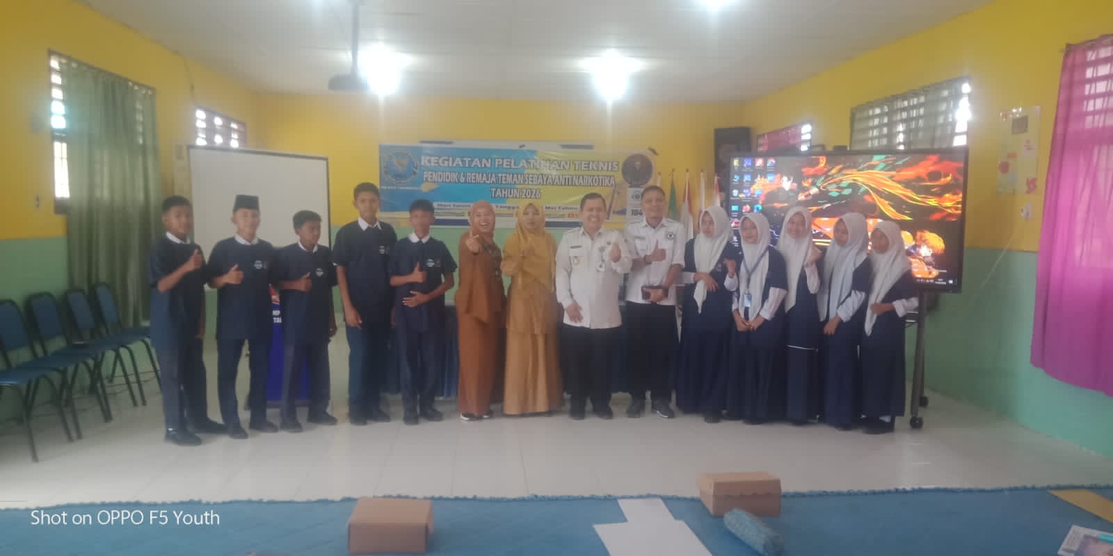 BNN Tanjungbalai Gelar Pelatihan Teman Sebaya di SMPN 7, Ajak Siswa Jadi Agen P4GN