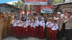 Polres Tanjung Balai Serahkan “Jembatan Merah Putih” untuk Warga Sei Merbau