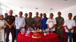Danrem 142/Tatag Hadiri launching Peresmian KDKMP Bersama Presiden RI melalui Vicon