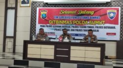Sat Binmas Polres Tanjungbalai Hadiri Latkatpuan Polmas Polda Sumut