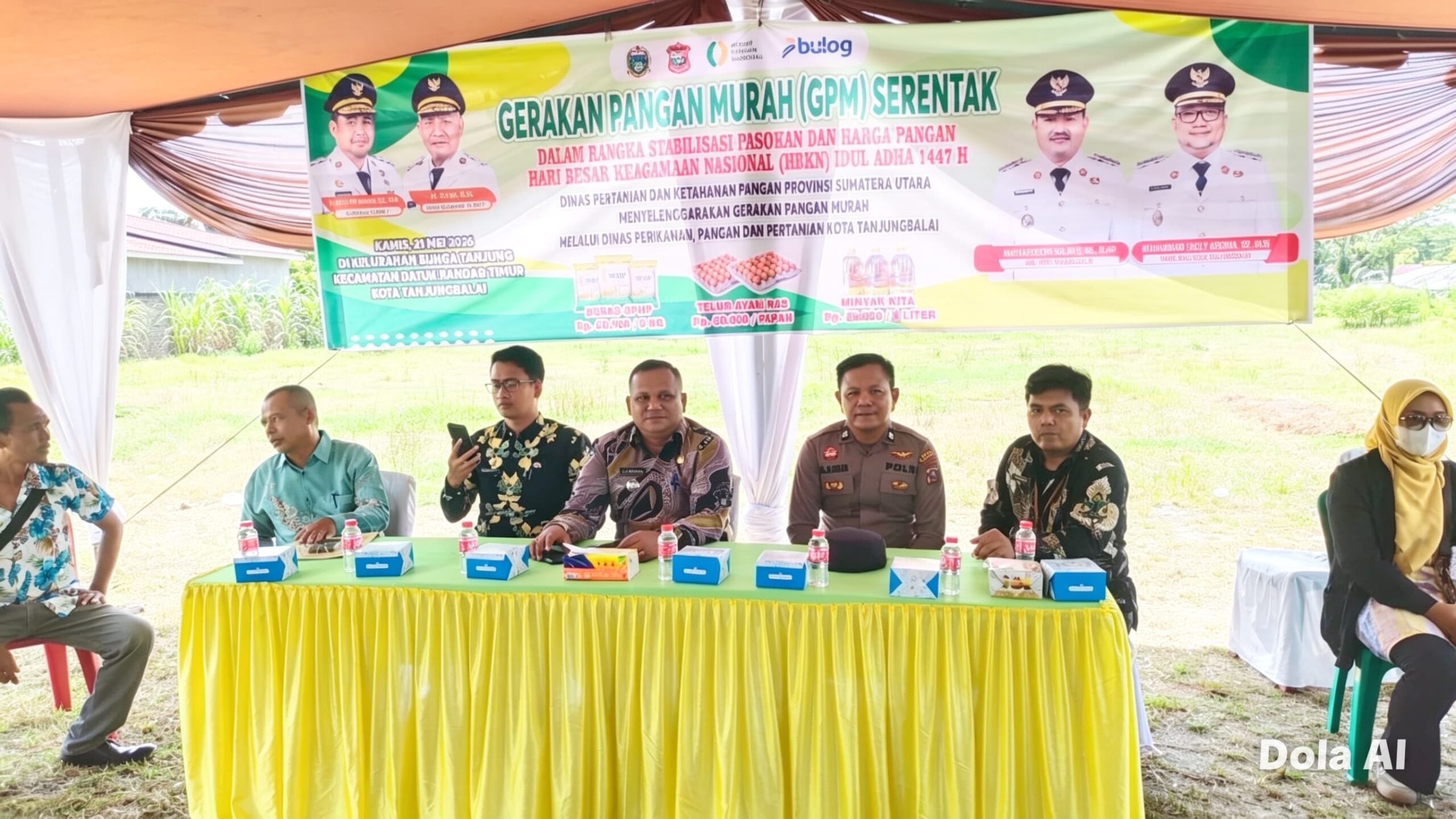Polsek Datuk Bandar Kawal Gerakan Pangan Murah Serentak Nasional