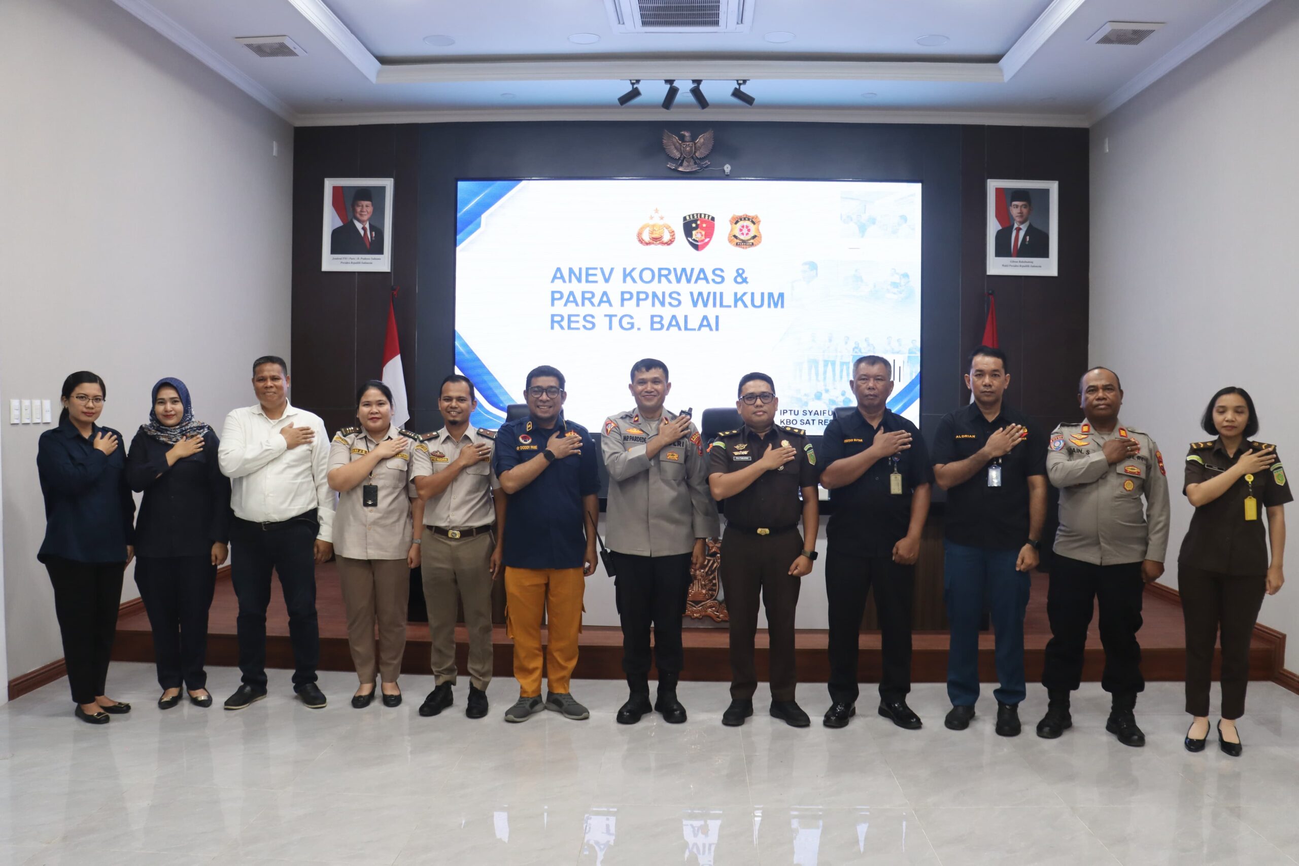 Polres Tanjung Balai Gelar Rakor PPNS, Sosialisasikan KUHP dan KUHAP Baru