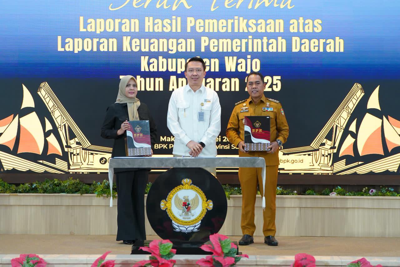 Pemkab Wajo Raih WTP ke-15 Berturut-turut, Bukti Tata Kelola Keuangan Prima
