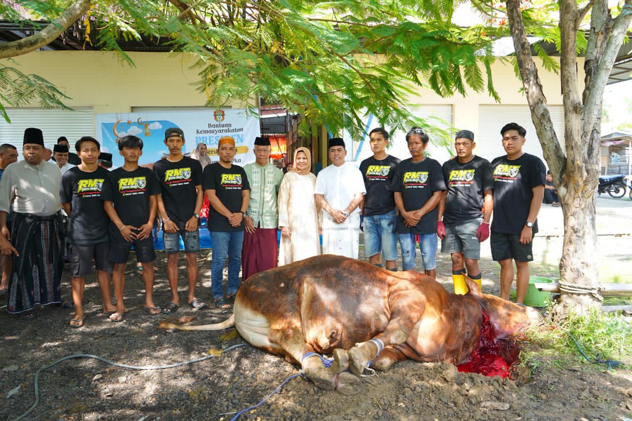 Bupati Wajo Apresiasi Bantuan Sapi Kurban Presiden Prabowo, Disembelih di Tanasitolo