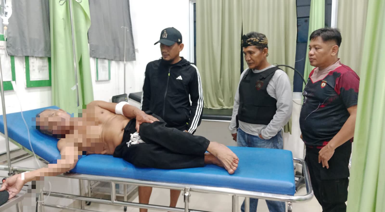 Tim URC Polsek Kalukku Sigap Datangi TKP Penganiayaan Orang Tua Kandung