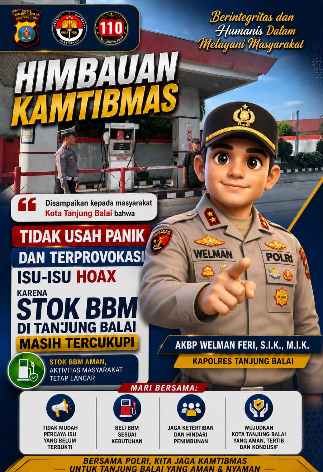 Patroli SPBU: Komitmen Polres Tanjungbalai Cegah Penyalahgunaan BBM Subsidi
