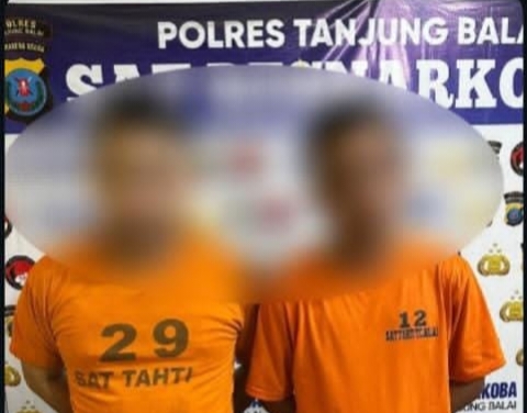 Dua Pengedar Sabu Diciduk Polres Tanjung Balai, 300 Gram Barang Bukti Diamankan dari Air Batu dan Air Joman