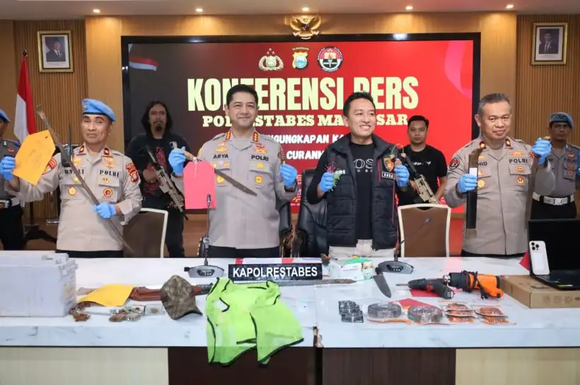 Hasil Penindakan Sepekan: Polrestabes Makassar Amankan 38 Pelaku Berbagai Kasus Kriminal