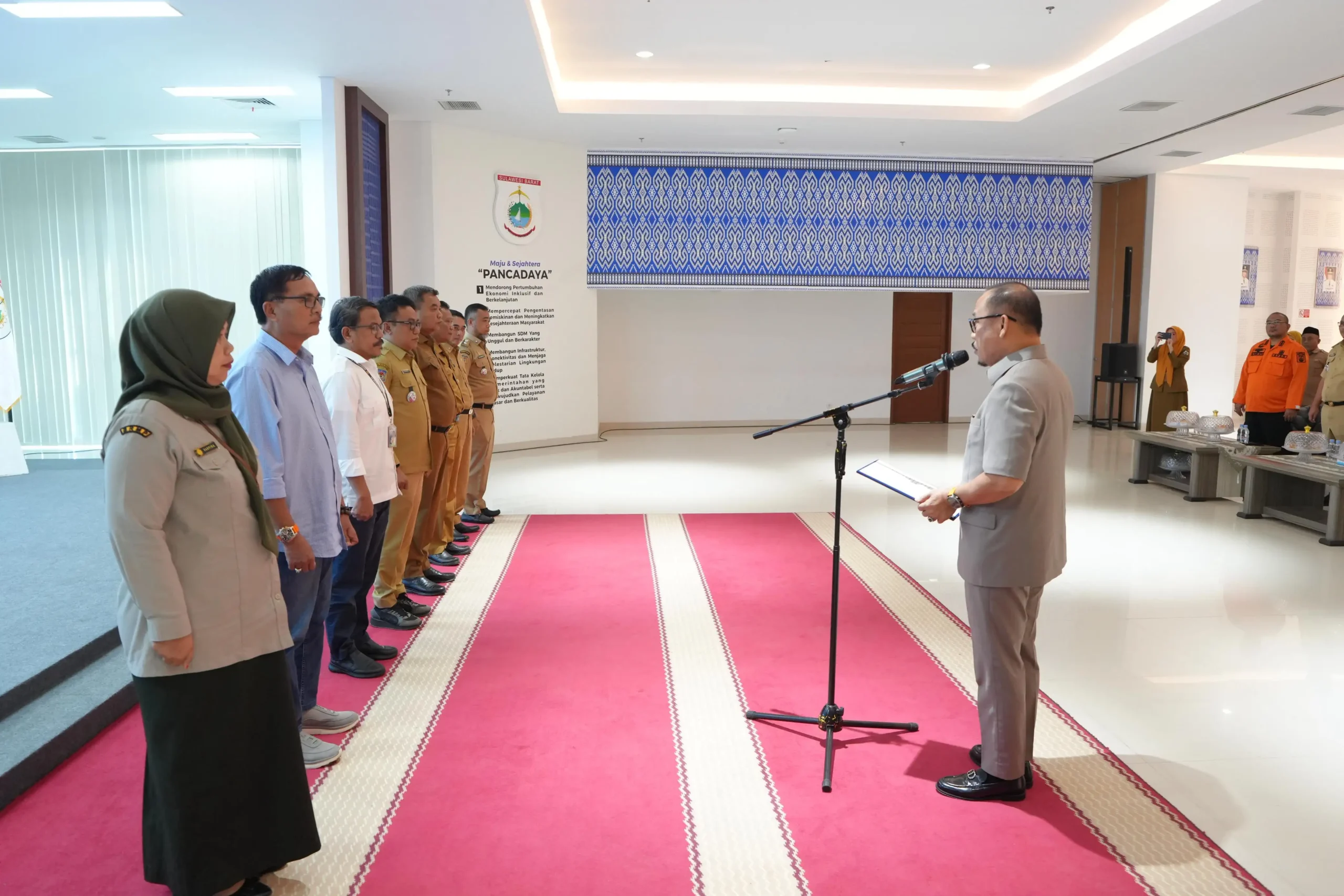 Perkuat Pengelolaan Air, Gubernur Sulbar Resmi Lantik Dewan SDA dan Komisi Irigasi