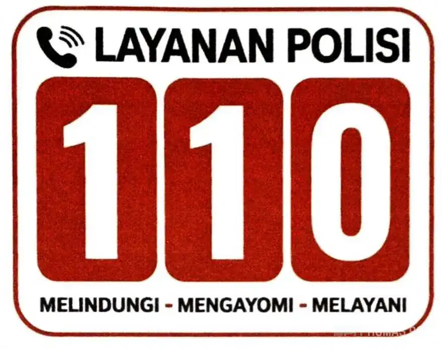 Logo Layanan Darurat 110 Resmi Ditetapkan, Ini Filosofinya