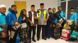 Bupati Wajo Andi Rosman Jemput Langsung 384 Jamaah Haji Kloter 4 di Bandara Sultan Hasanuddin