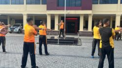 Tingkatkan Fisik dan Mental, Polres Tanjung Balai Gelar Kegiatan Pembinaan Jasmani