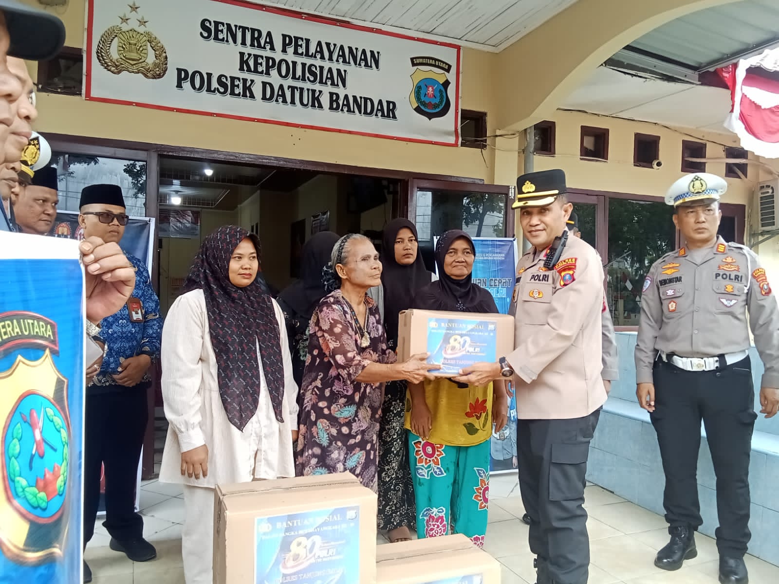 Sambut HUT Bhayangkara ke-80, Polres Tanjungbalai Salurkan Sembako untuk Panti Asuhan dan Kaum Dhuafa