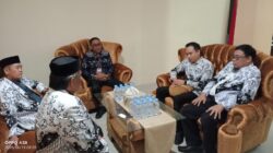 Silaturahmi PGRI Kabupaten Enrekang ke Kantor Kementerian Agama