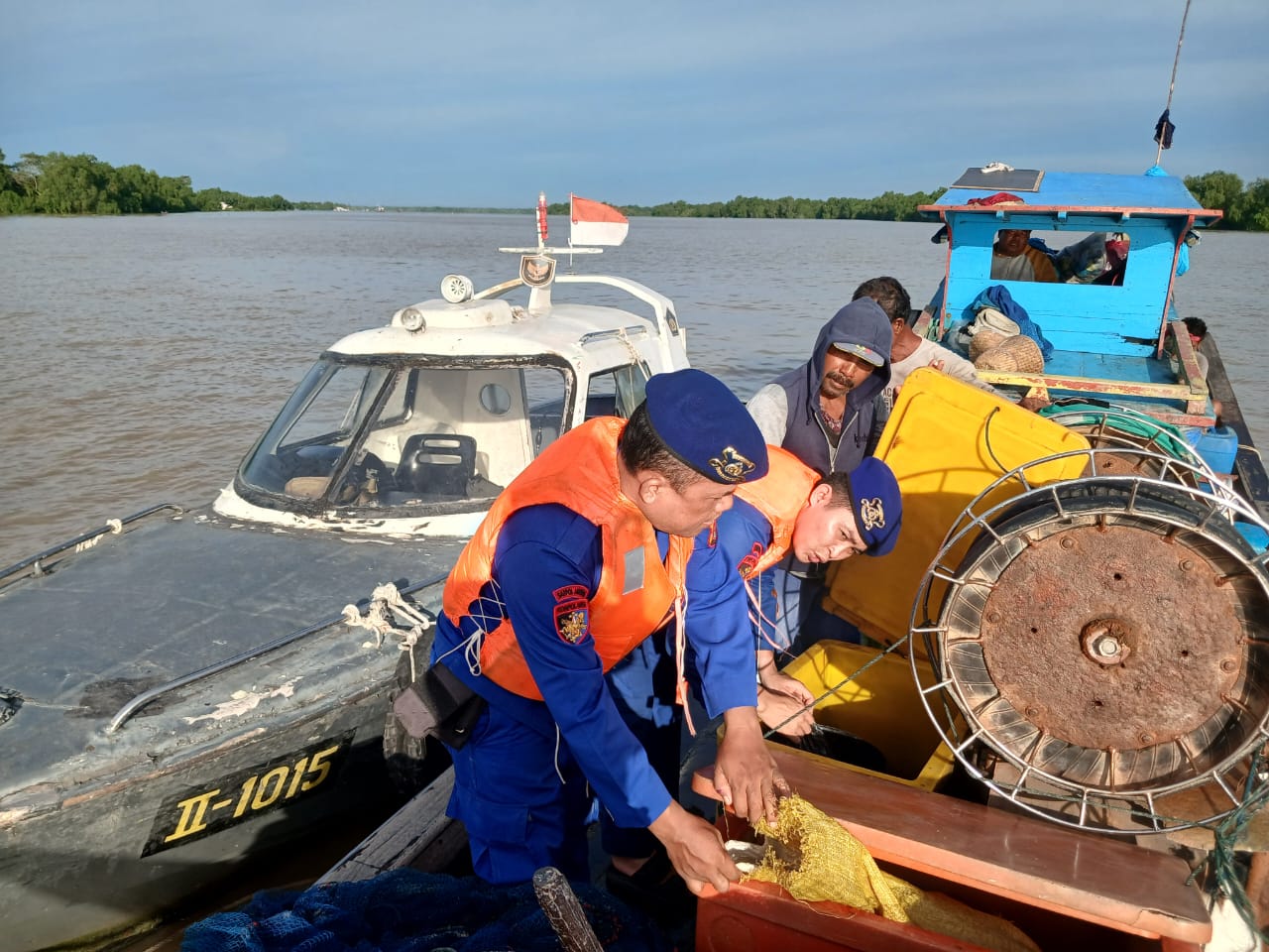 Jaga Kamtibmas Perairan Tanjung Balai, Sat Polairud Gelar Patroli