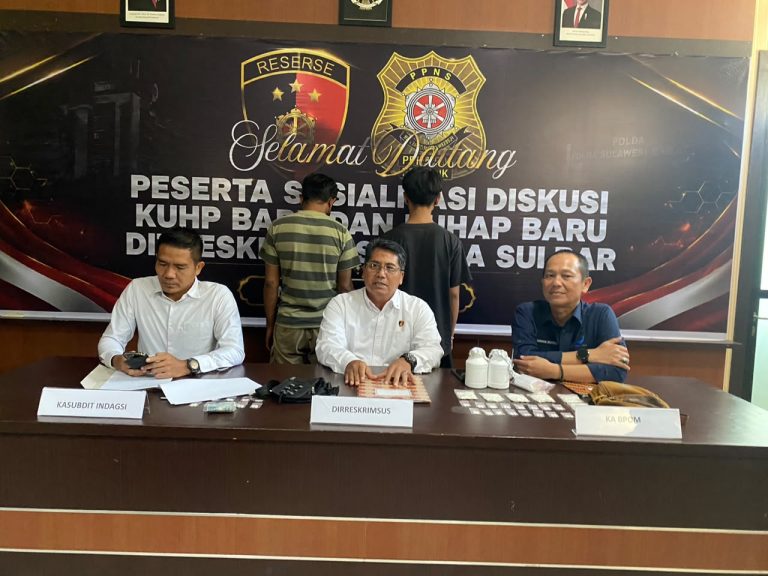 Peredaran Obat Ilegal Boje Terkuak di Mamuju, Ditreskrimsus Polda Sulbar dan Balai POM Amankan Ribuan Butir