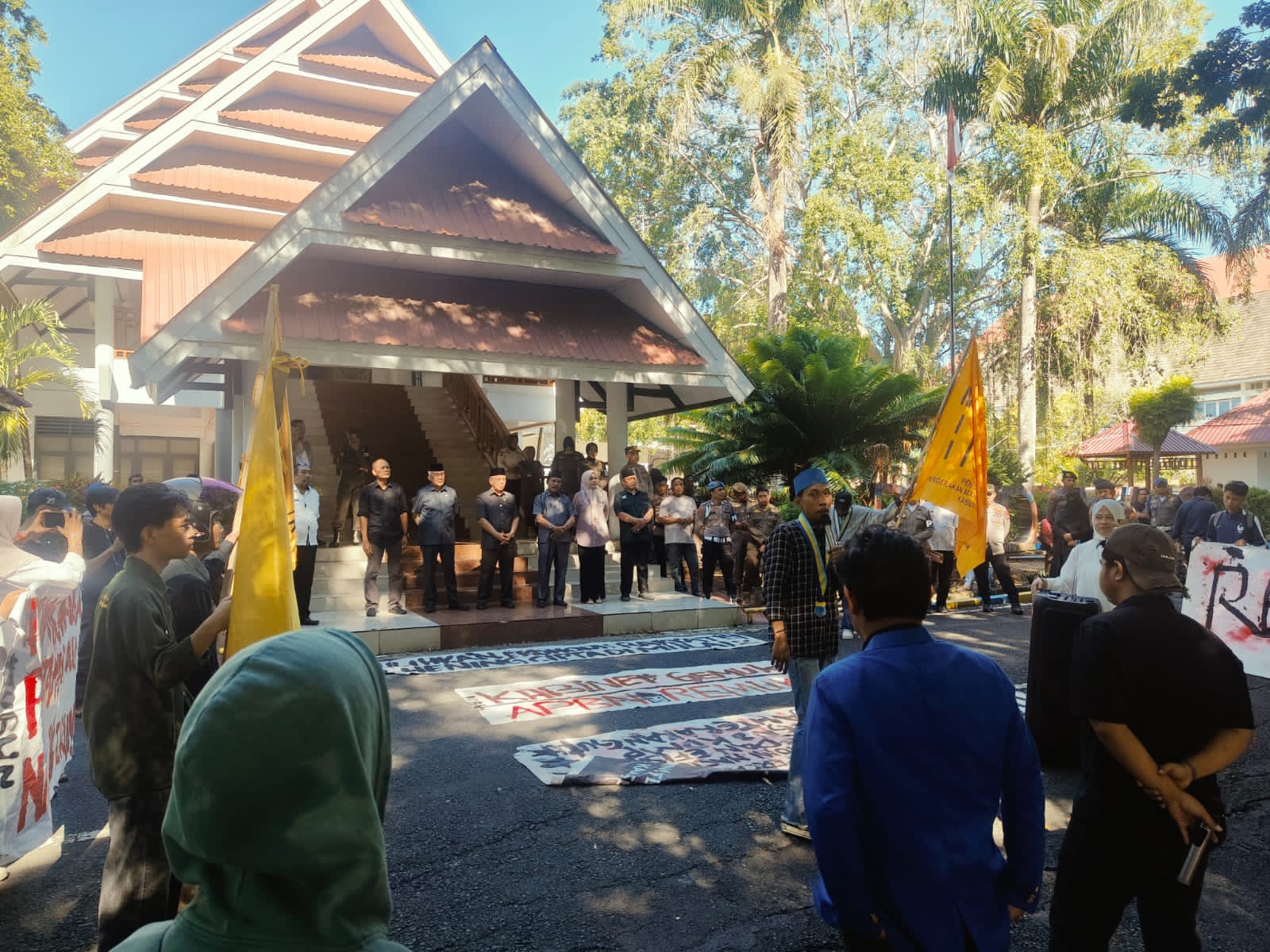 DPRD Wajo Terima Aspirasi PMII, Soroti KDMP, BGN hingga Kesejahteraan Guru