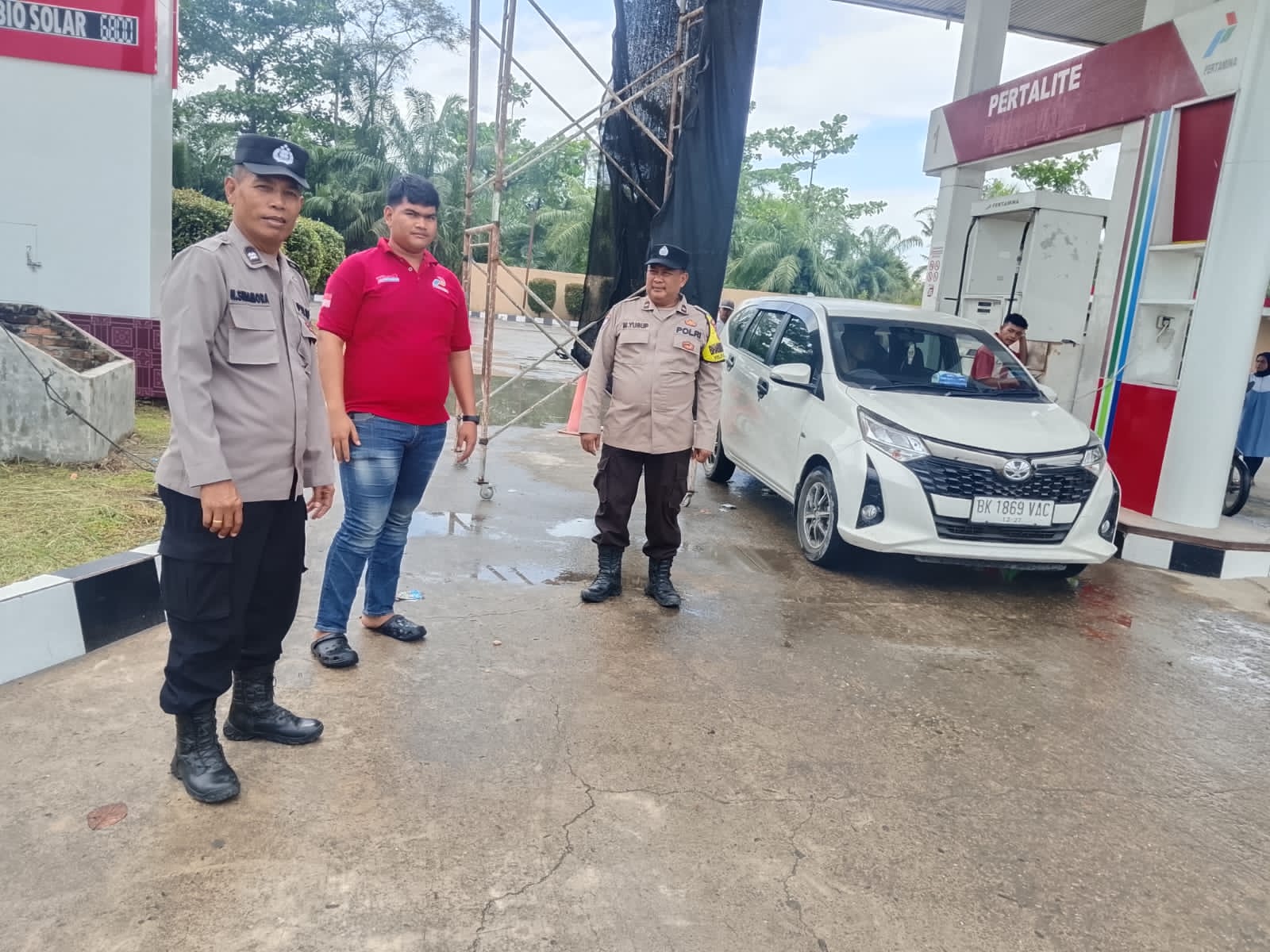 Pastikan Pasokan BBM Aman, Polres Tanjung Balai Amankan di Sejumlah SPBU