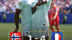 Tim Francis Babat habis Norwegia pada laga terahir grup I dengan Skor 4- 1