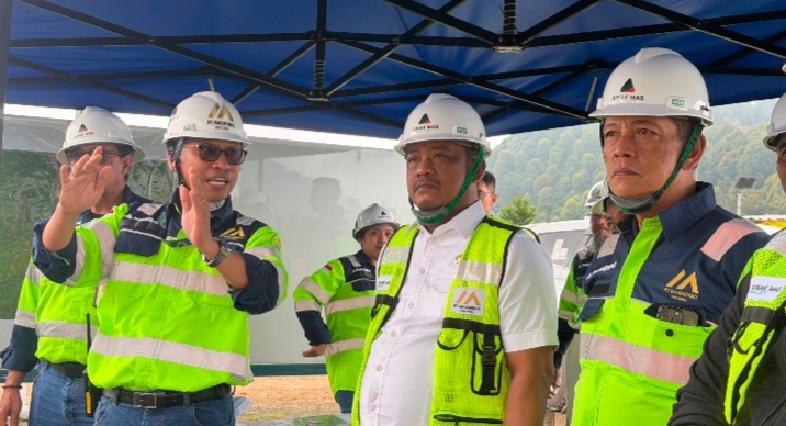 BUPATI LUWU DAN POKJA INVESTASI TINJAU PROGRES AWAK MAS PROJECT