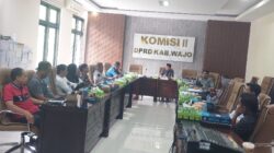 Komisi II DPRD Wajo Gelar RDP Bahas Kesiapan Daerah Hadapi PENAS Petani Nelayan XVII di Gorontalo