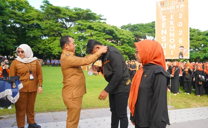 Bupati Wajo Lepas 414 Petugas Sensus Ekonomi 2026