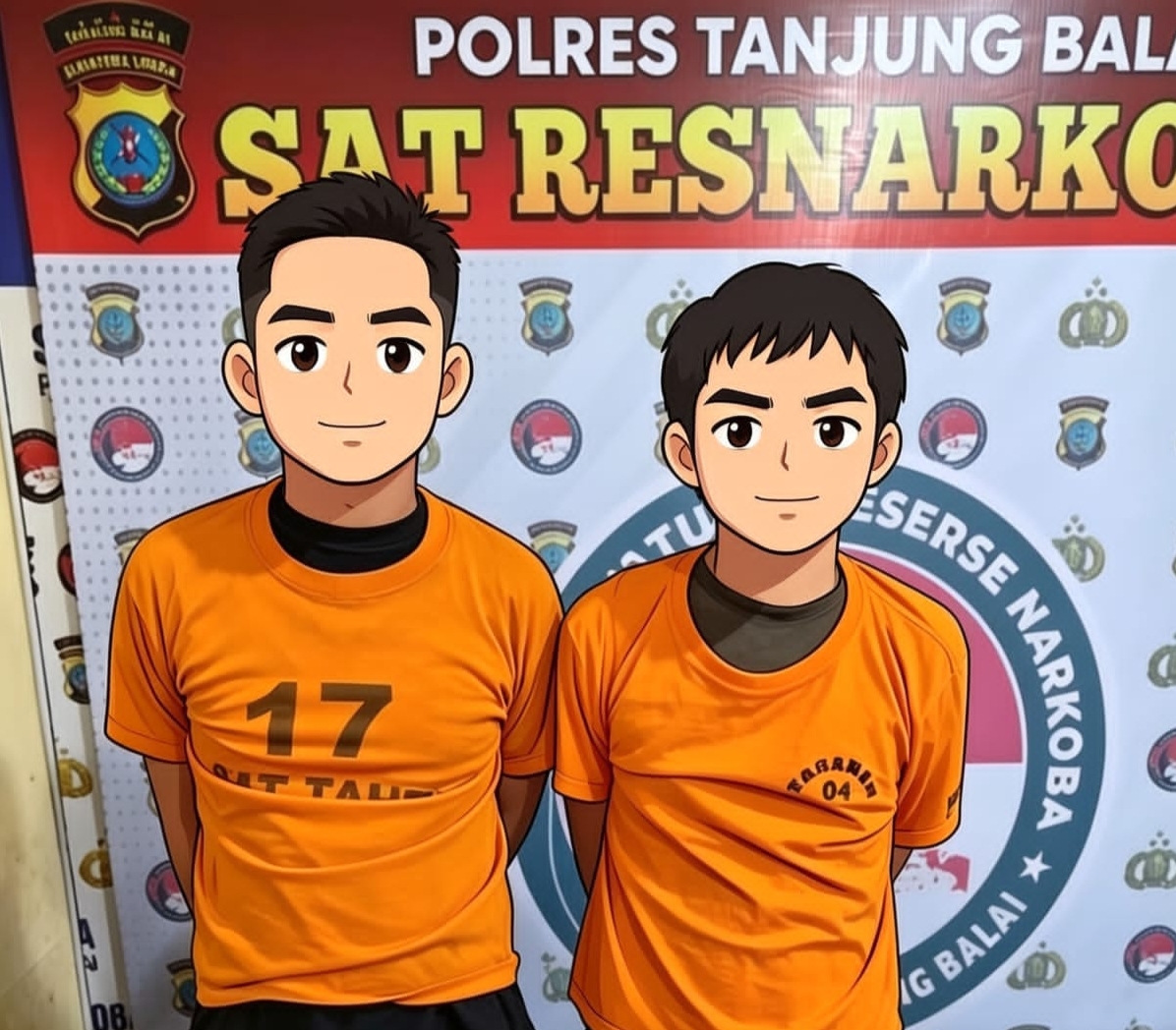 Polres Tanjungbalai Bekuk 2 Pengedar Shabu di Jl. S. Parman, Total BB 0,95 Gram Diamankan
