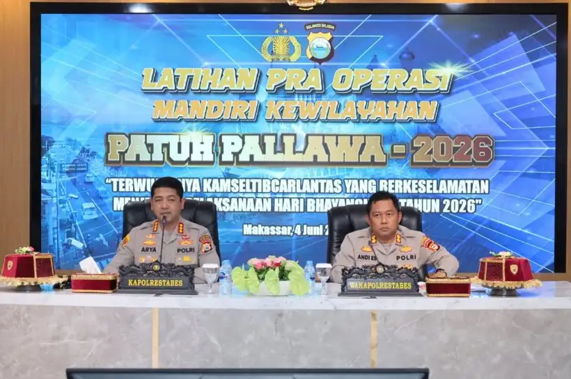 Kapolrestabes Makassar Buka Latpra Ops Patuh Pallawa 2026 Terkait Keselamatan