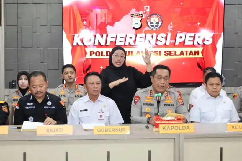 Polda Sulsel Musnahkan Bukti Narkotika Jaringan Internasional