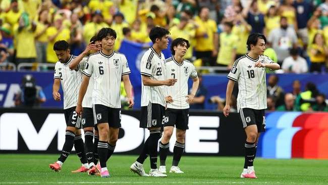 Takluk 1-2 dari Brasil, Tim Jepang Akhiri Perjalanan dan Pulang Kampung