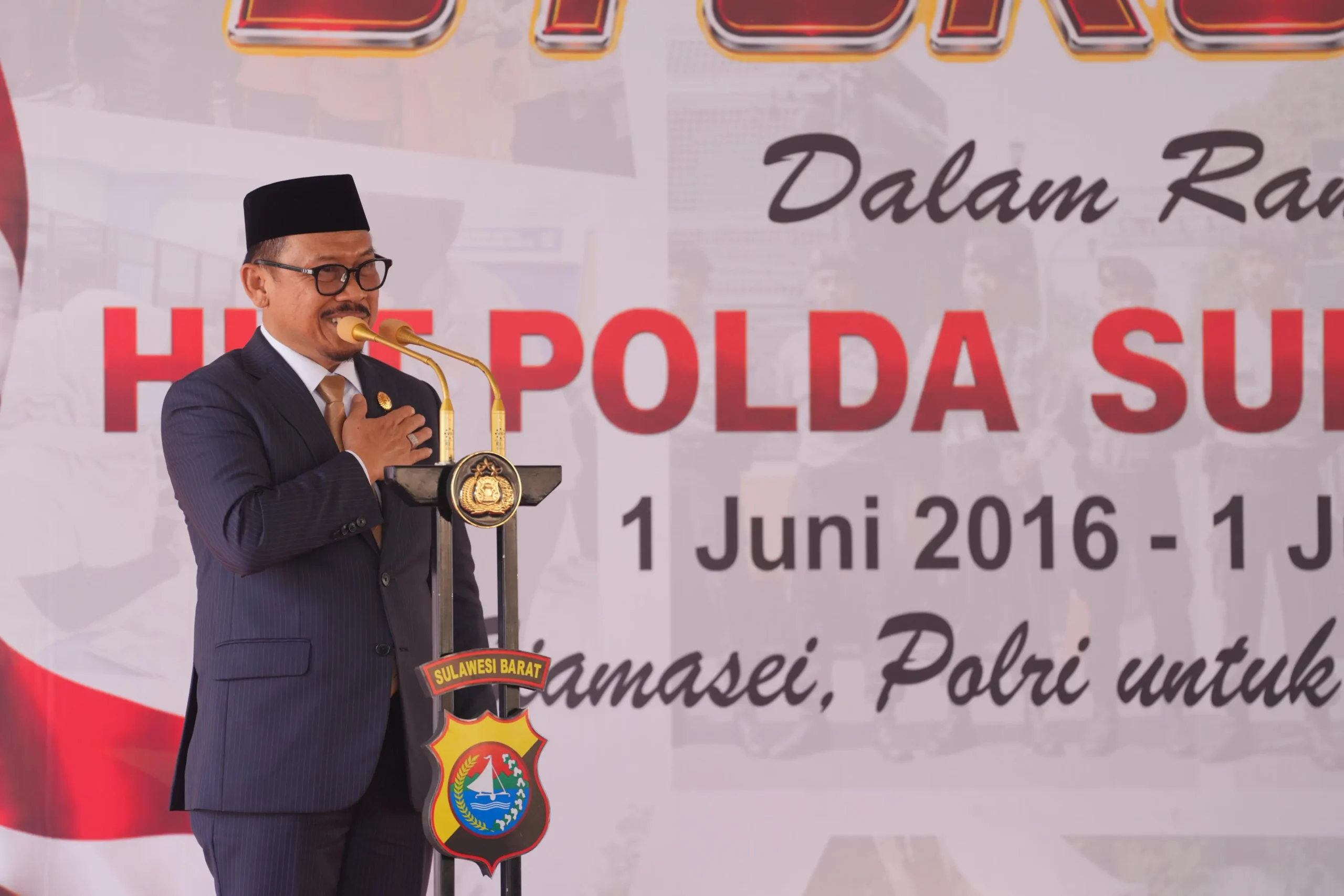 Gubernur Sulbar Apresiasi Kinerja Polri di HUT ke-10, Sebut Kemitraan dengan Pemerintah Kunci Stabilitas Daerah