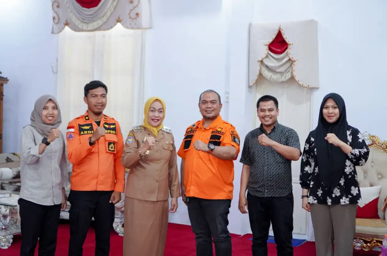 Kalaksa BPBD Sulbar Silaturahmi dengan Wabup Majene, Perkuat DESTANA