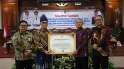 Berhasil Terapkan E-Kinerja Terbaik Kanreg VI Medan, Wali Kota Tanjungbalai Dihargai BKN