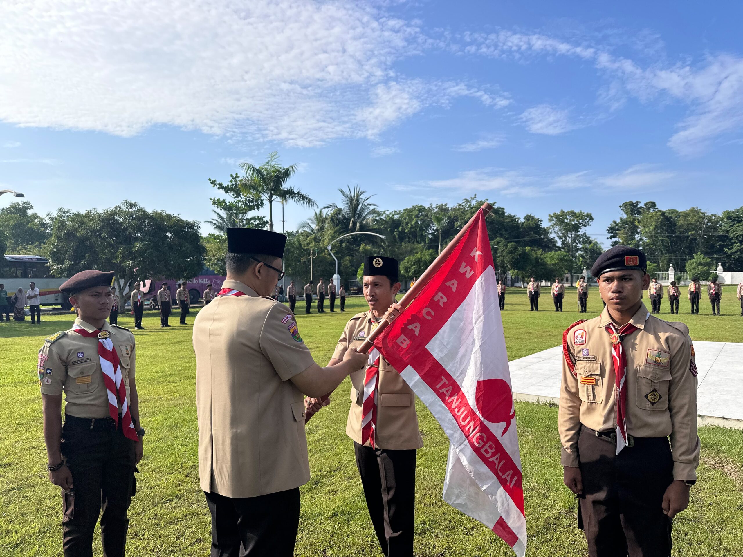 Wakil Wali Kota Tanjungbalai Lepas Kontingen Kwarcab Kota Tanjungbalai Ikuti Jambore Daerah Sumut XI Tahun 2026