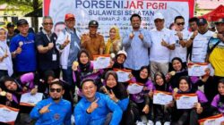 Wakil Bupati Enrekang Saksikan Final Bola Voli PORSENIJAR 2026