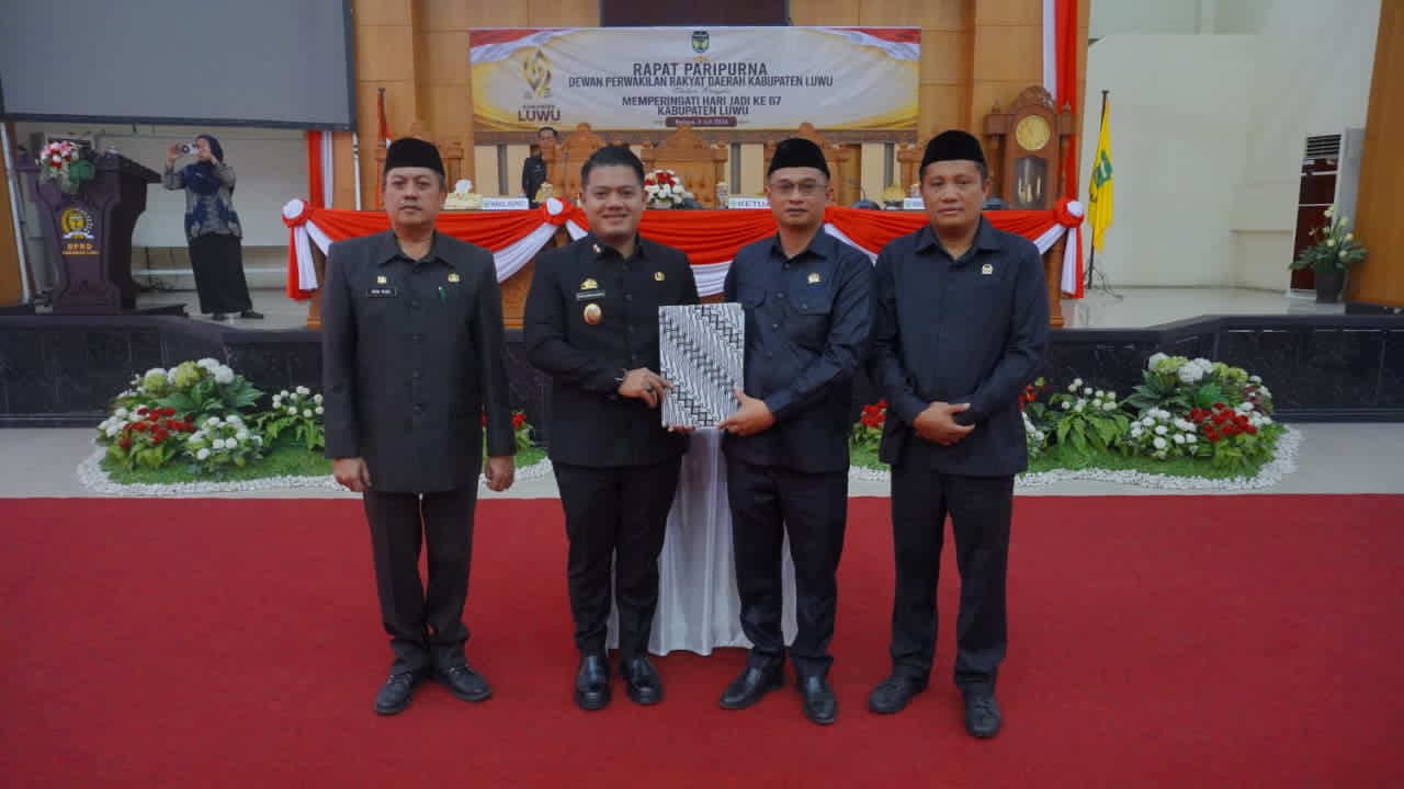 DPRD Kabupaten Luwu Setujui Ranperda Pertanggungjawaban Pelaksanaan APBD Tahun Anggaran 2025