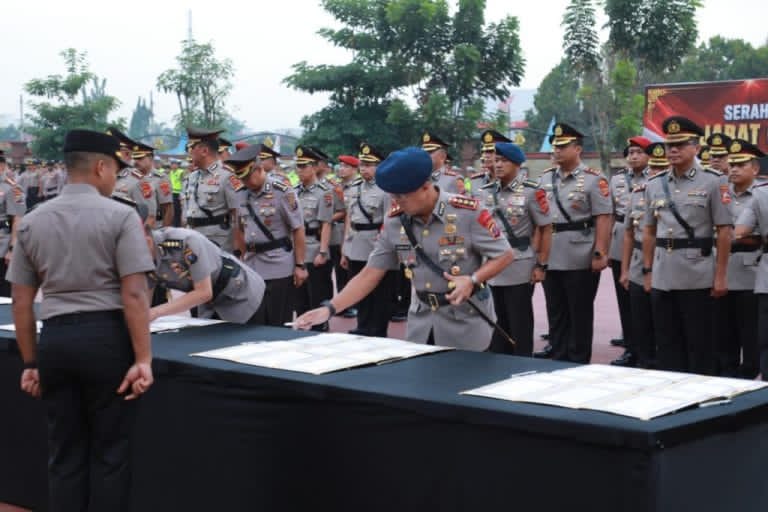 Kapolres Tanjungbalai Hadiri Sertijab Polda Sumut
